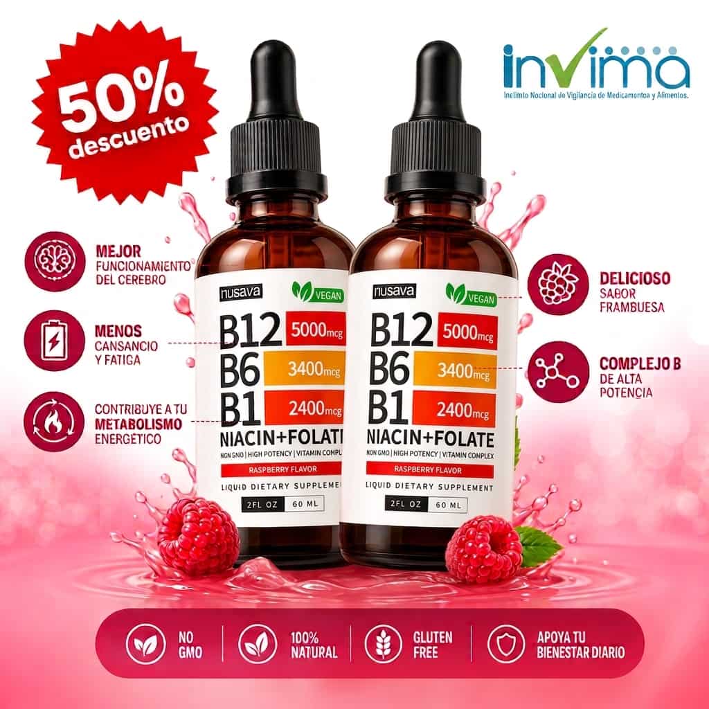 2X1 GOTAS DE ENERGIA PARA TU CUERPO B12