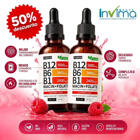 2X1 GOTAS DE ENERGIA PARA TU CUERPO B12