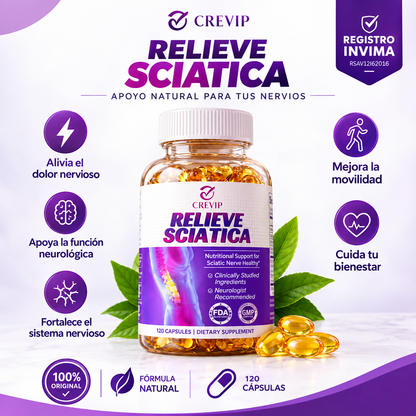 RELIEVE SCIATICA 120 CAPS NERVE HEALTH