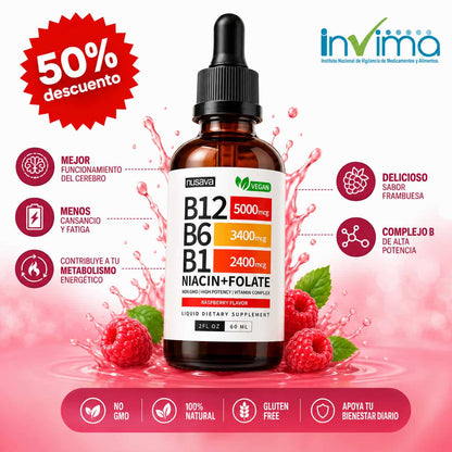 2X1 GOTAS DE ENERGIA PARA TU CUERPO B12
